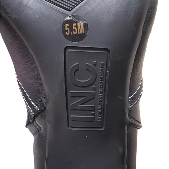 ⏰ NWT INC International Concepts Hayleigh Kneed High Kitten Heel Boots - Picture 8 of 12